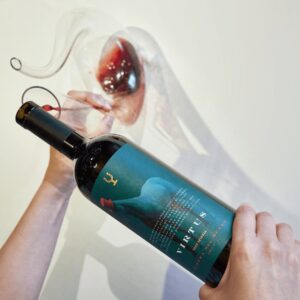 decantación de un vino