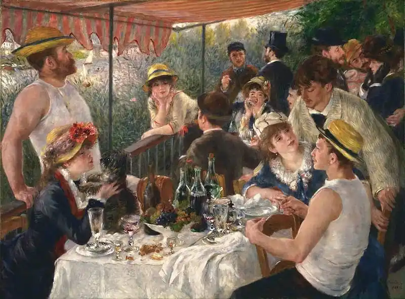 El almuerzo de los remeros por Renoir